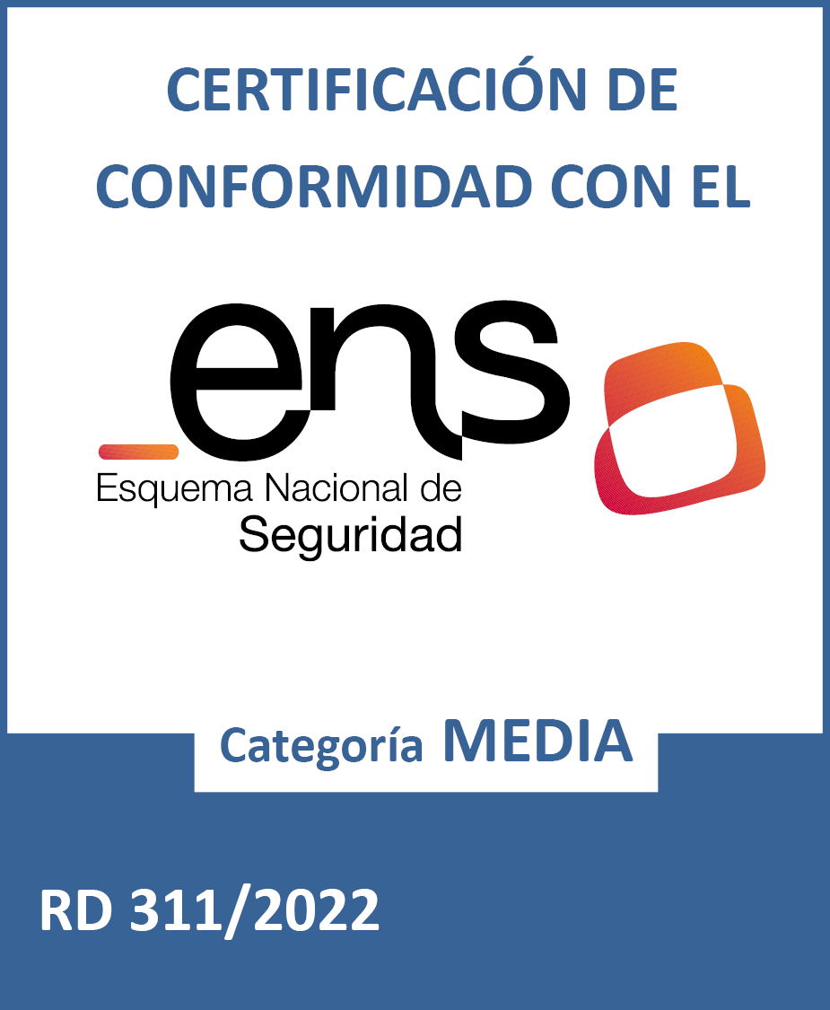 Distintivo de conformidad con el ENS, categoría Media